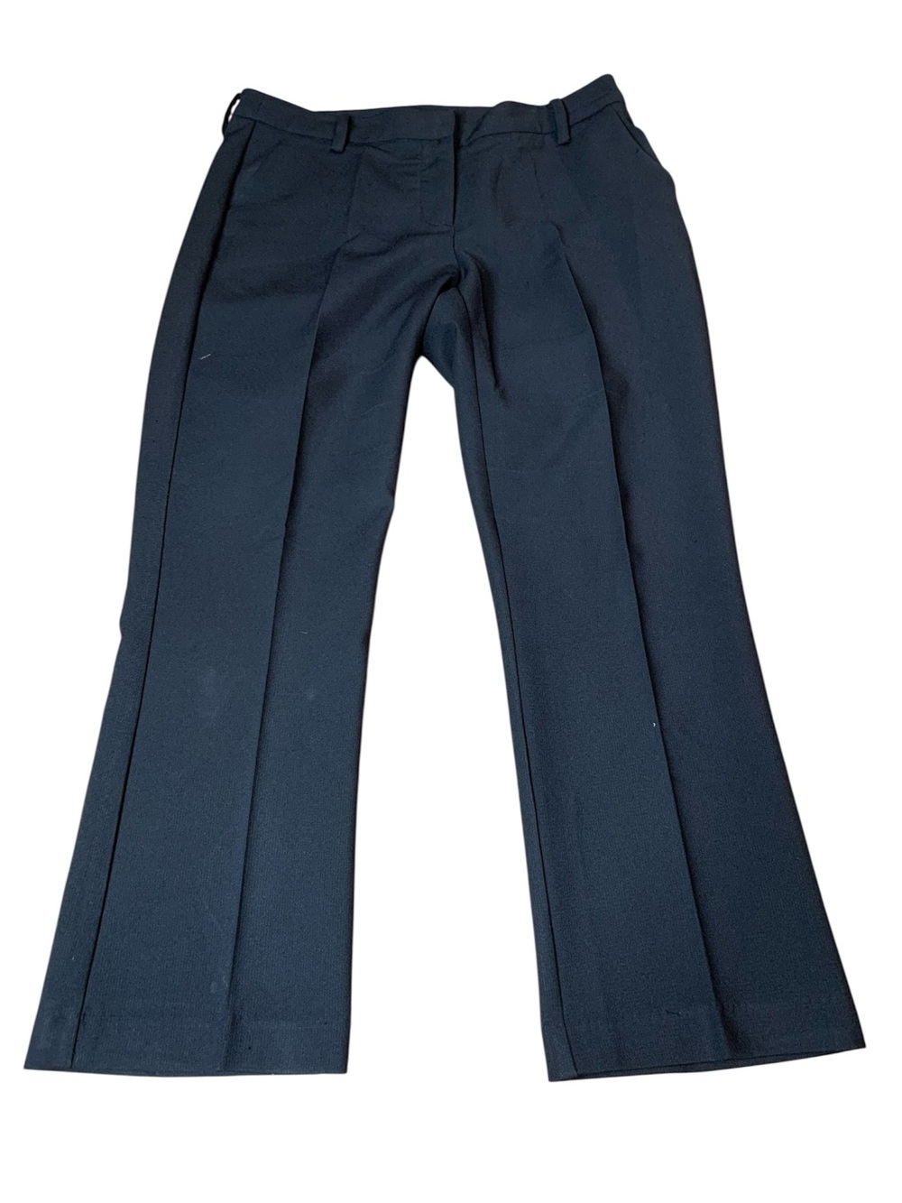 Jolibel Black Tailored Flare Leg Dress Pants Front Crease - Size 8